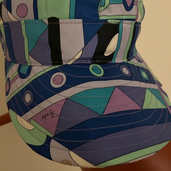 Emilio Pucci Hat (vintage rare) w/ ribbon ties in back - Picture 2 of 11